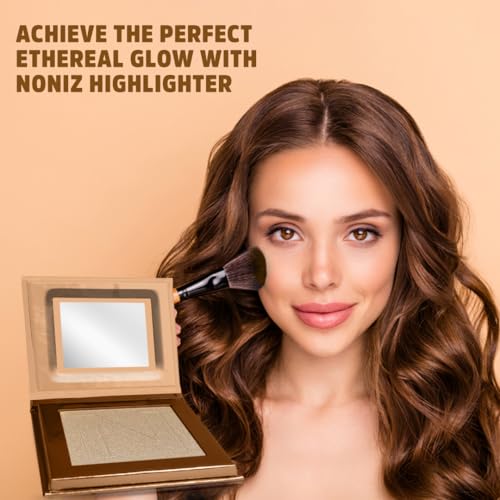 NONIZ Powder Highlighter - Metallic Shimmer Light Up