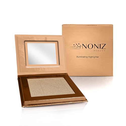 NONIZ Powder Highlighter - Metallic Shimmer Light Up