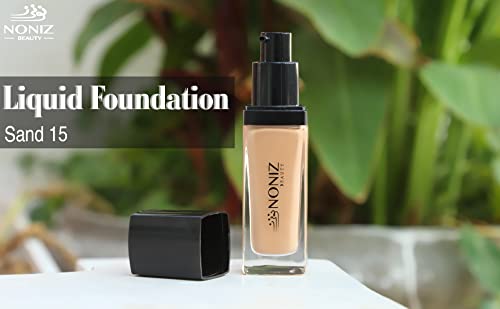 NONIZ Waterproof Liquid Foundation (Sand-15)